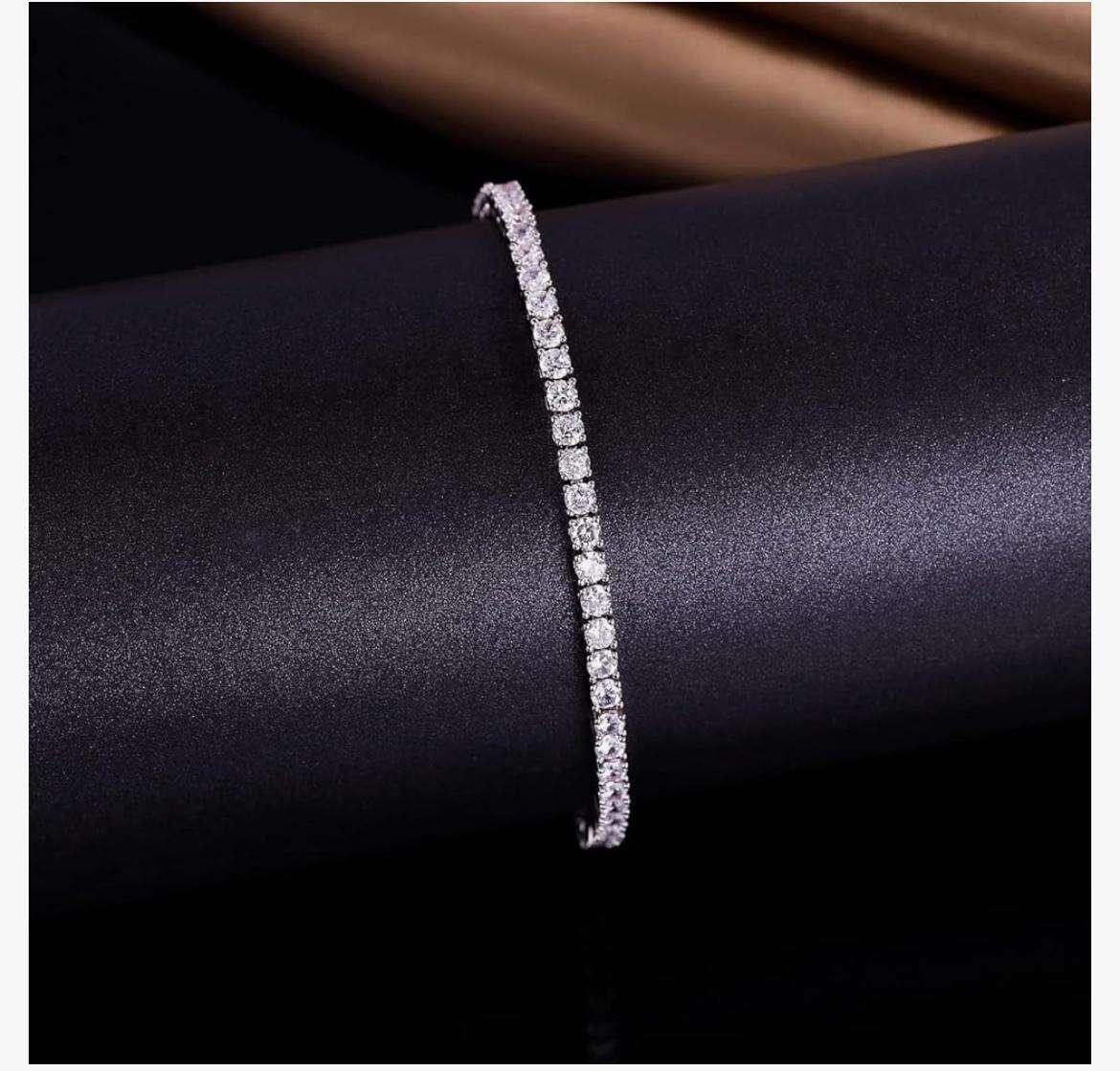 4.00 CTW AGI Certified Lab-Grown Diamond (G/VS) Tennis Bracelet in Choice of 14K Yellow or 14k White Gold Jewelux Shop